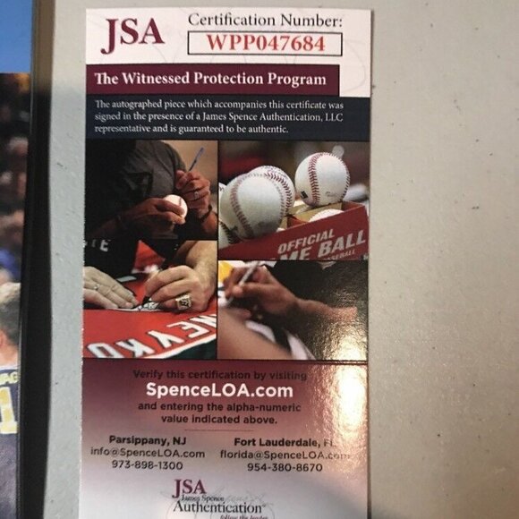 Donte Divincenzo Autograph Signed Villanova SI Sports Illustrated Magazine JSA - Picture 4 of 4